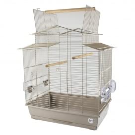 duvoplus, Käfig für Vögel Mocha Iza 3, 58 x 38 x 65 cm, Mokka, Vögel, Mokka, Vögel von duvoplus