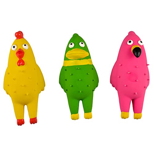 duvoplus, Latex Flamingo/Huhn/Ente, stehend, 6 x 14 x 7 cm, Spielzeug, Hund duvoplus, Latex Flamingo/Huhn/Ente, stehend, 6 x 14 x 7 cm, Spielzeug, Hund von Duvoplus