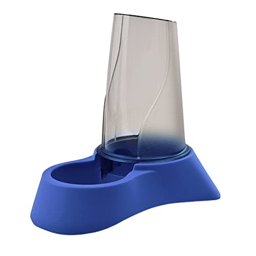 duvoplus, Nuvola 2 Wasser- & Futterspender, 1500 ml, 18 x 26 x 26 cm, hellblau, robuster Kunststoffnapf mit rutschfesten Füßen, leicht zu reinigen, robust von Duvoplus