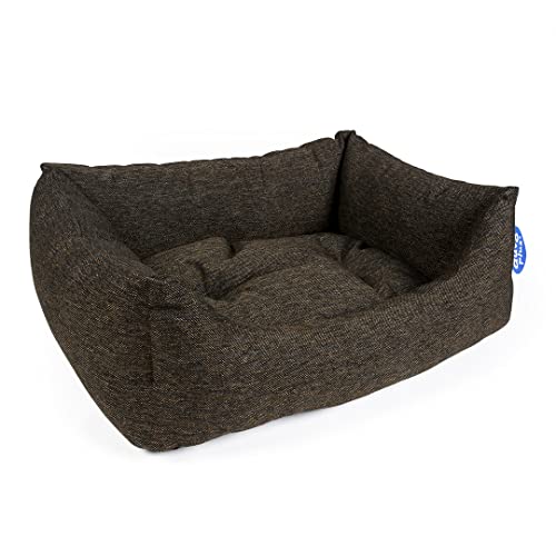 duvoplus, Rechteckiger Korb King Brown 45 x 60 x 22 cm, Braun, für Bett/Korb/Sofa/Tipi, Braun, Hund von Duvoplus