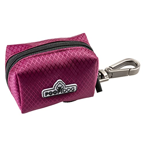 duvoplus, Spender für Kotbeutel, Nylon, 14 x 7 x 6 cm, lila, für Hygiene, für Hunde von duvoplus