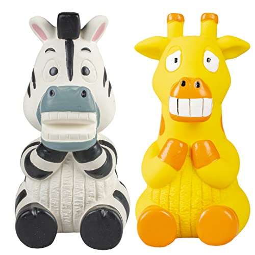 duvoplus, Zebra/Giraffe sitzend aus Latex, 7,5 x 8 x 15 cm, Spielzeug, Hund duvoplus, Zebra/Giraffe sitzend aus Latex, 7,5 x 8 x 15 cm, Spielzeug, Hund von duvoplus