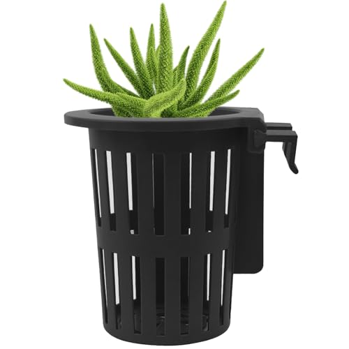 dzqad Fischtankpflanzenhalter, Aquariumpflanzenhalter,Wasserplanter | Fixture Basket Cup für Fenster Bücherregal Duschgarten Innen im Freien im Freien von dzqad