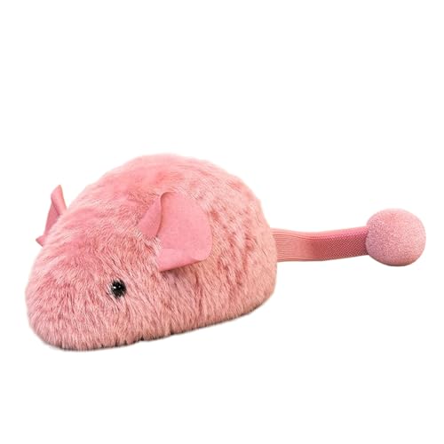 dzqad Katzenmäuse Spielzeug - Realistische Mäuse Für Indoor Katzen,Federnde Automatische Sound Spielmaus Interaktiv Für Jagdspiel - Für Jagdspiele Haustier Kätzchen Geburtstag Weihnachten von dzqad