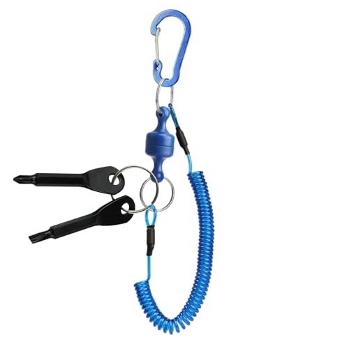 dzqad Kescher Magnet,Fliegenfischen Zubehör | Zubehör Werkzeug Schnellspanner Karabiner Verstellbarer Gurt für Salzwasser Süßwasser Angelausrüstung dzqad Kescher Magnet,Fliegenfischen Zubehör | Zubehör Werkzeug Schnellspanner Karabiner Verstellbarer Gurt für Salzwasser Süßwasser Angelausrüstung von dzqad