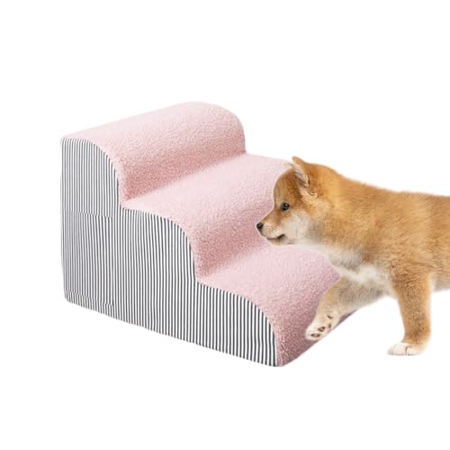 dzqad Treppen Für Kleine Hunde - Breite Haustiertreppen Für Hohe Betten Mit Aufstiegshilfe,rutschfeste Rampe Für Wohnung Auto Welpen Couch Sofa Schlafzimmer Truck Innen Außen dzqad Treppen Für Kleine Hunde - Breite Haustiertreppen Für Hohe Betten Mit Aufstiegshilfe,rutschfeste Rampe Für Wohnung Auto Welpen Couch Sofa Schlafzimmer Truck Innen Außen von dzqad