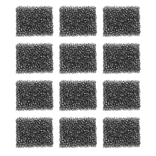 eMagTech 12 Stück Ersetzte Schaumstofffilter 38 x 30 x 10 mm Kompatibel mit Eversweet 3 Pro Eversweet Solo 2 Eversweet Solo SE Kabelloser Pumpe Haustier Trinkbrunnen von eMagTech