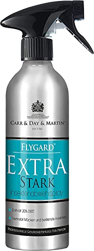 ePony Reitsport - Carr & Day & Martin Flygard Extra Stark DEET Insektenabwehrspray für Pferde - 500 ml Sprühflasche ePony Reitsport - Carr & Day & Martin Flygard Extra Stark DEET Insektenabwehrspray für Pferde - 500 ml Sprühflasche von ePony Reitsport