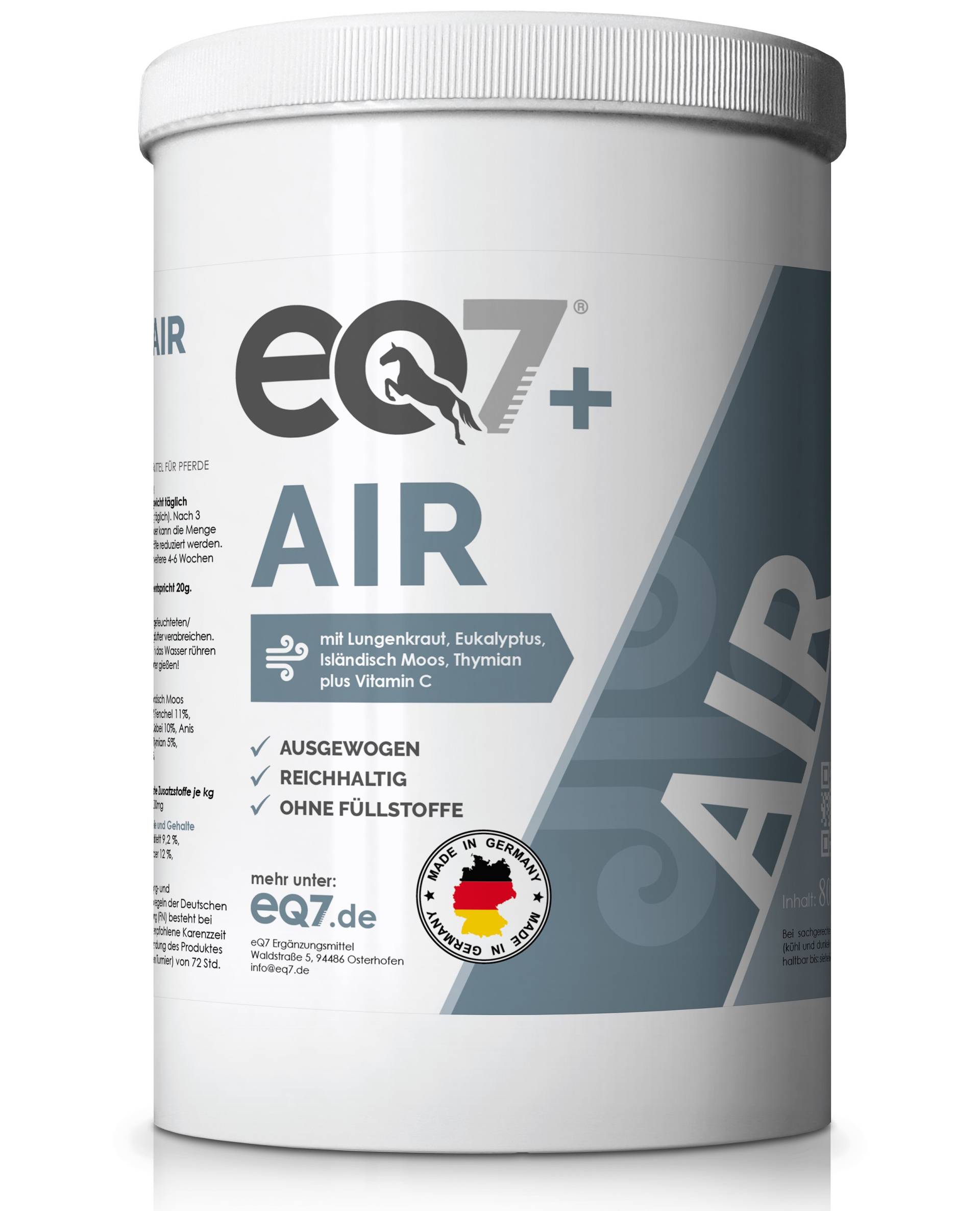 eQ7+ Air 800g Dose Atemwege eQ7+ Air 800g Dose Atemwege von eQ7