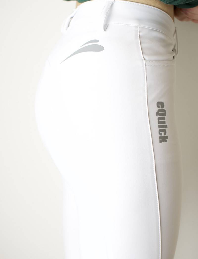 eQuick® Reithose Venere  Weiß, Gr. 42 It / 38 De von eQuick
