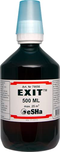 eSHa - EXIT - bekämpft Ichthyo oder Weißpünktchenkrankheit (Ichthyophthirius) und Samtkrankheit (Oodinium) - 500 ml von eSHa Labs