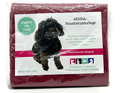 eXODA Haustier Unterlage für Hunde und Katzen 200x230 abwaschbar dunkelrot flexibel eXODA Haustier Unterlage für Hunde und Katzen 200x230 abwaschbar dunkelrot flexibel von eXODA