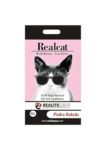 Katzenstreu Realcat Marseille Seifen 10L x 2 STK. (10 Liter, Babypuder) von ealcat kedi kumu-cat litter