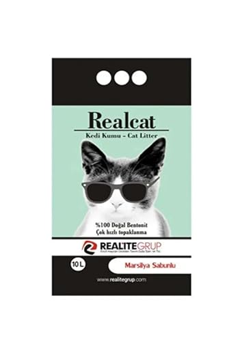 Katzenstreu Realcat Marseille Seifen 10L x 2 STK. (10 Liter, Marseille) von ealcat kedi kumu-cat litter