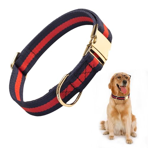 Elegantes und edles Hundehalsband, bequem und langlebig, luxuriöses Hundehalsband, Geschenk für mittelgroße Hunde Elegantes und edles Hundehalsband, bequem und langlebig, luxuriöses Hundehalsband, Geschenk für mittelgroße Hunde von echentie