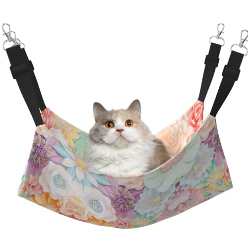eeprty 1 Haustier-Käfig-Hängematte, warme Haustier-Hängematte, weiche hängende Katzenbett-Matte, Winter, warm eeprty 1 Haustier-Käfig-Hängematte, warme Haustier-Hängematte, weiche hängende Katzenbett-Matte, Winter, warm von eeprty