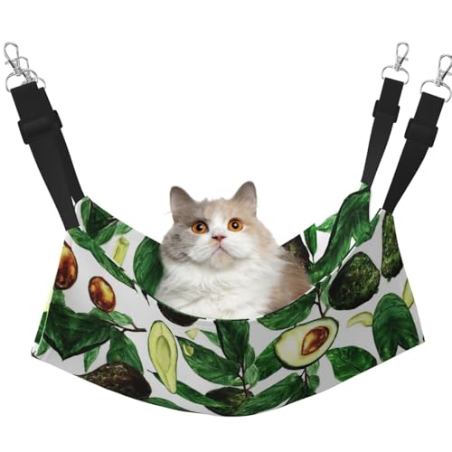 eeprty Avocados Haustier-Käfig-Hängematte, warme Haustier-Hängematte, weiche hängende Katzenbett-Matte, Winter, warm eeprty Avocados Haustier-Käfig-Hängematte, warme Haustier-Hängematte, weiche hängende Katzenbett-Matte, Winter, warm von eeprty
