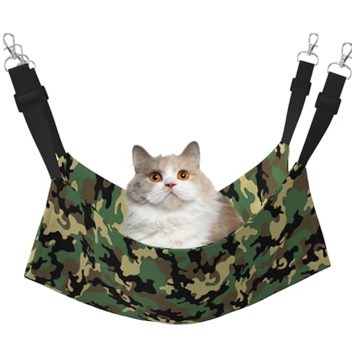 eeprty Camouflage-Haustier-Käfig-Hängematte, warme Haustier-Hängematte, weiche Hängematte für den Winter, warm eeprty Camouflage-Haustier-Käfig-Hängematte, warme Haustier-Hängematte, weiche Hängematte für den Winter, warm von eeprty