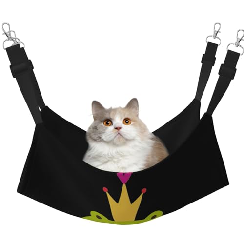 eeprty Crown Frosch Haustier-Käfig-Hängematte, warme Haustier-Hängematte, weiche hängende Katzenbett-Matte, Winter, warm eeprty Crown Frosch Haustier-Käfig-Hängematte, warme Haustier-Hängematte, weiche hängende Katzenbett-Matte, Winter, warm von eeprty