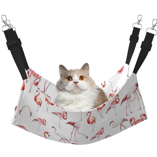 eeprty Gemälde-Flamingo-Haustier-Käfig-Hängematte, warme Haustier-Hängematte, weiche Hängematte für den Winter, warm eeprty Gemälde-Flamingo-Haustier-Käfig-Hängematte, warme Haustier-Hängematte, weiche Hängematte für den Winter, warm von eeprty