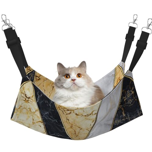 eeprty Geometrische Marmor-Hängematte, warme Haustier-Hängematte, weiche hängende Katzenbett-Matte, Winter, warm eeprty Geometrische Marmor-Hängematte, warme Haustier-Hängematte, weiche hängende Katzenbett-Matte, Winter, warm von eeprty