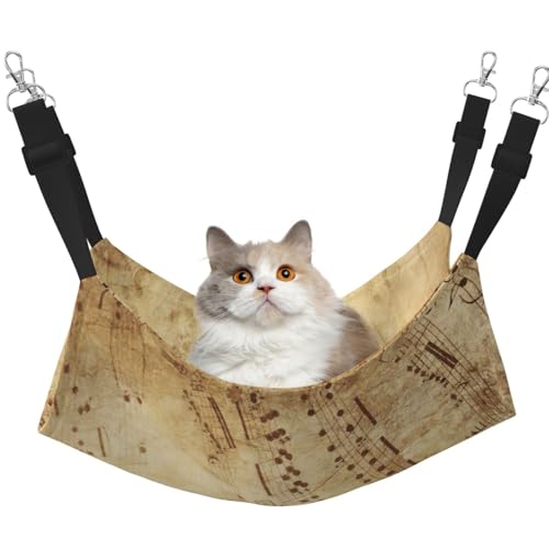 eeprty Haustier-Käfig-Hängematte, warme Haustier-Hängematte, weiche hängende Katzenbett-Matte, Winter, warm von eeprty