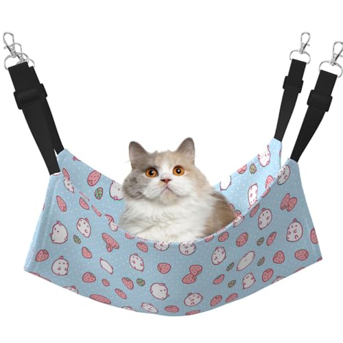 eeprty Haustier-Käfig-Hängematte mit Cartoon-Motiv, warme Haustier-Hängematte, weiche hängende Katzenbett-Matte, Winter, warm eeprty Haustier-Käfig-Hängematte mit Cartoon-Motiv, warme Haustier-Hängematte, weiche hängende Katzenbett-Matte, Winter, warm von eeprty