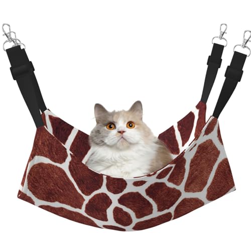 eeprty Haustier-Käfig-Hängematte mit Giraffen-Punkten, warme Haustier-Hängematte, weiche Hängematte für den Winter, warm eeprty Haustier-Käfig-Hängematte mit Giraffen-Punkten, warme Haustier-Hängematte, weiche Hängematte für den Winter, warm von eeprty