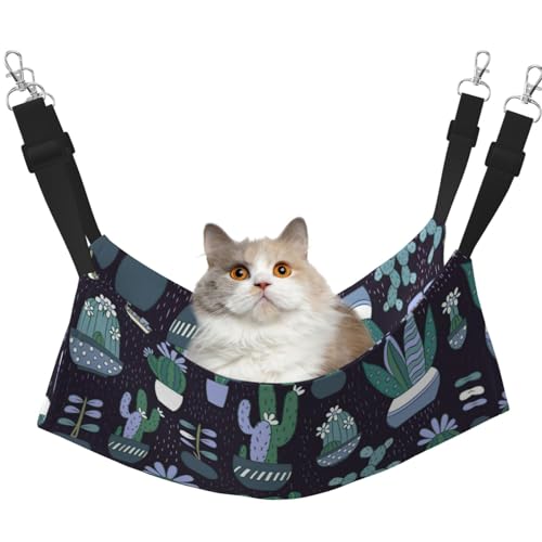 eeprty Kaktus-Sukkulenten-Haustier-Käfig-Hängematte, warme Haustier-Hängematte, weiche hängende Katzenbett-Matte, Winter, warm eeprty Kaktus-Sukkulenten-Haustier-Käfig-Hängematte, warme Haustier-Hängematte, weiche hängende Katzenbett-Matte, Winter, warm von eeprty