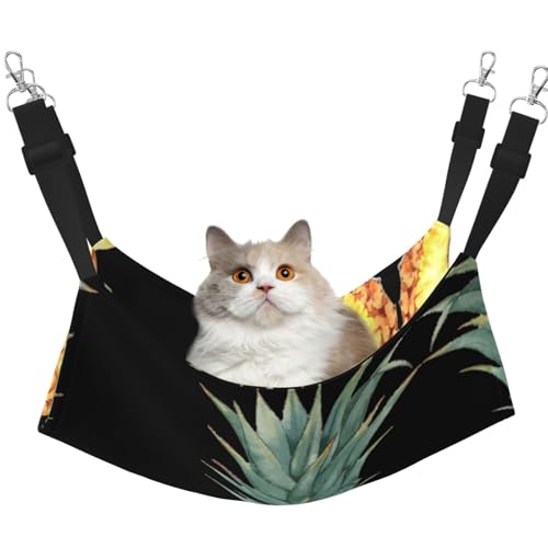 eeprty Lustige Ananas-Haustier-Käfig-Hängematte, warme Haustier-Hängematte, weiche hängende Katzenbett-Matte, Winter, warm eeprty Lustige Ananas-Haustier-Käfig-Hängematte, warme Haustier-Hängematte, weiche hängende Katzenbett-Matte, Winter, warm von eeprty