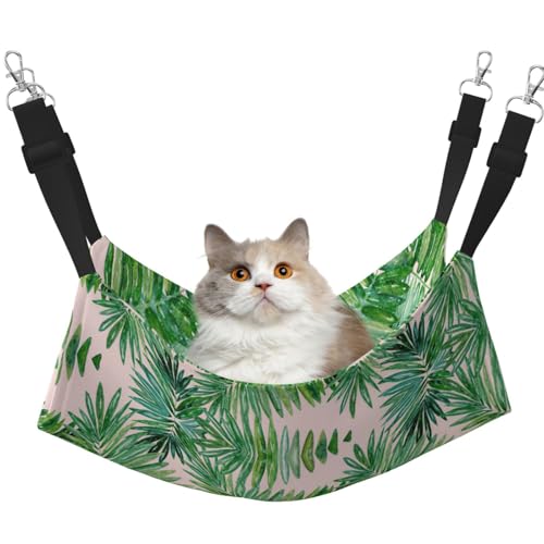eeprty Palmenblätter-Haustier-Käfig-Hängematte, warme Haustier-Hängematte, weiche hängende Katzenbett-Matte, Winter, warm eeprty Palmenblätter-Haustier-Käfig-Hängematte, warme Haustier-Hängematte, weiche hängende Katzenbett-Matte, Winter, warm von eeprty