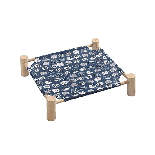 eexuujkl Atmungsaktives und feuchtigkeitsbeständiges Hundebett aus erhöhtem Holz für kleine Haustiere. Abnehmbares und waschbares Haustierbett, S Blauer Katzenkopf eexuujkl Atmungsaktives und feuchtigkeitsbeständiges Hundebett aus erhöhtem Holz für kleine Haustiere. Abnehmbares und waschbares Haustierbett, S Blauer Katzenkopf von eexuujkl