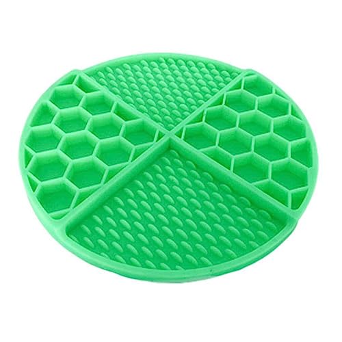 eexuujkl Fressmatte Licky Pad Verlangsamung des Essens Mehrfarbiger Welpenfutterspender Waschbarer Heimtierbedarf Futter für Katzen Universal Tierbedarf, Grün eexuujkl Fressmatte Licky Pad Verlangsamung des Essens Mehrfarbiger Welpenfutterspender Waschbarer Heimtierbedarf Futter für Katzen Universal Tierbedarf, Grün von eexuujkl