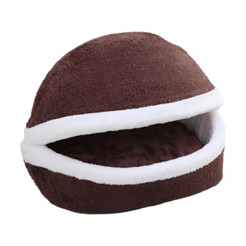 eexuujkl Haustierbett für Hunde und Katzen, abnehmbares und leicht zu reinigendes Kissen für Katzen, Polyester Welpenbett, Katzenbett, abnehmbares Haustierbett, Kaffeefarbe eexuujkl Haustierbett für Hunde und Katzen, abnehmbares und leicht zu reinigendes Kissen für Katzen, Polyester Welpenbett, Katzenbett, abnehmbares Haustierbett, Kaffeefarbe von eexuujkl
