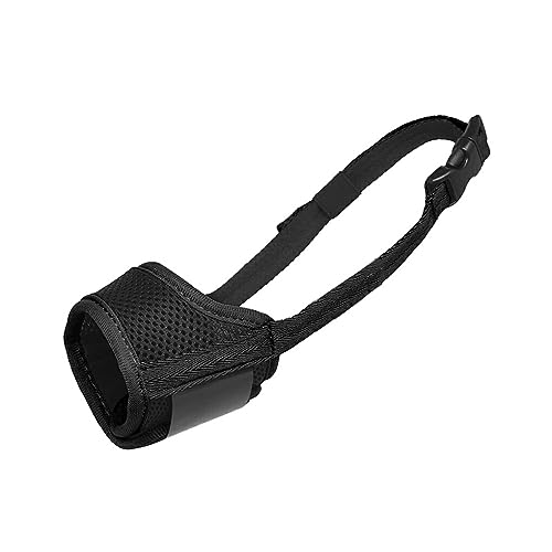 eexuujkl Verstellbare Anti Biss Maske mit Klettverschluss – Mesh und atmungsaktive Anti Bell Maulkorbabdeckungen. Anti Biss Masken aus Nylon, Schwarz, XL eexuujkl Verstellbare Anti Biss Maske mit Klettverschluss – Mesh und atmungsaktive Anti Bell Maulkorbabdeckungen. Anti Biss Masken aus Nylon, Schwarz, XL von eexuujkl