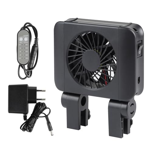 efuturetime Aquarium Lüfter 3W, 5 regelbare Geschwindigkeiten, geräuscharm, Klemm Aquariumlüfter mit Timer für 40cm Aquarium, 1 Lüfter von efuturetime