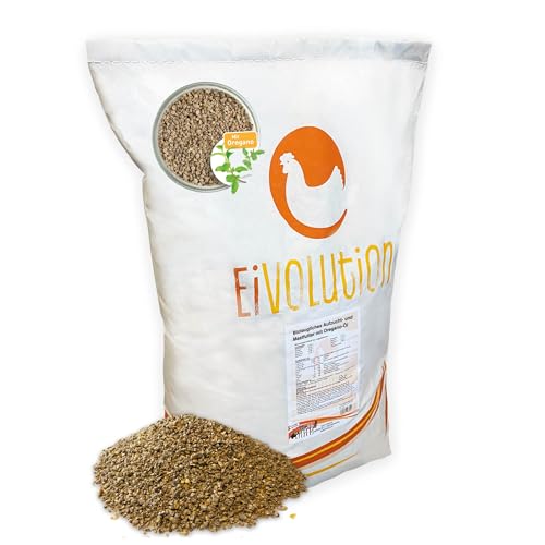 Eivolution Bio-Aufzuchtfutter mit Oregano-Öl 14kg - Extra für Jungtiere - Alleinfutter aus Proteinen, Aminosäuren, Vitaminen und Mineralstoffen Eivolution Bio-Aufzuchtfutter mit Oregano-Öl 14kg - Extra für Jungtiere - Alleinfutter aus Proteinen, Aminosäuren, Vitaminen und Mineralstoffen von eivolution