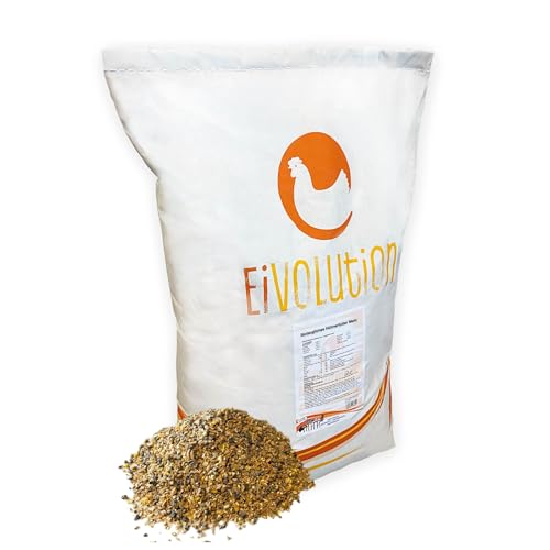Eivolution Bio-Hühnerfutter & Wachtelfutter - Legehennenmehl - 14kg - Hochwertiges Alleinfutter Eivolution Bio-Hühnerfutter & Wachtelfutter - Legehennenmehl - 14kg - Hochwertiges Alleinfutter von eivolution
