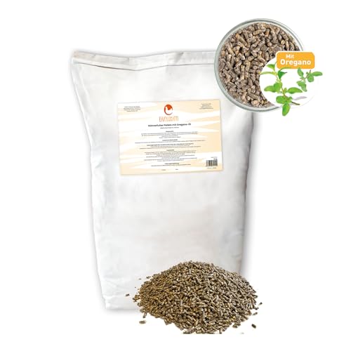 Eivolution Bio-Legehennen-Pellets mit Oregano-Öl für Geflügel 10kg - Für Hühner und Wachteln - Hühnergesundheit - probiotisch - Kräuterpellets von eivolution