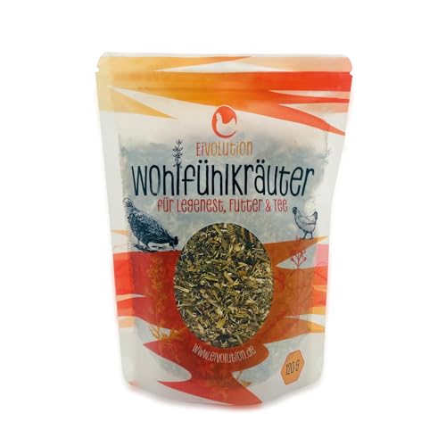 Eivolution Wohlfühlkräuter - 200g - natürliche Unterstützung für Gesundheit und Wohlbefinden - Unterstützt das Nestklima - Fördert die Gesundheit Eivolution Wohlfühlkräuter - 200g - natürliche Unterstützung für Gesundheit und Wohlbefinden - Unterstützt das Nestklima - Fördert die Gesundheit von eivolution