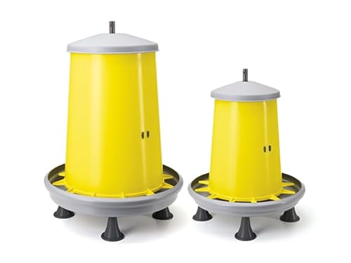Klose & Debus GbR eivolution 5kg Futterautomat für Geflügel – Robuster Futterspender für Hühner, Wachteln und Enten – Einfache Futterhandhabung und Sauberkeit von Klose & Debus GbR
