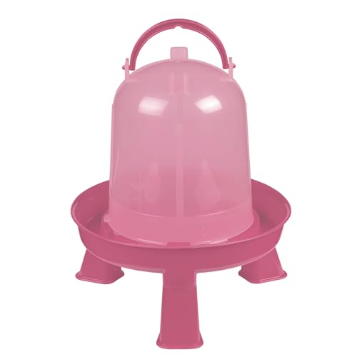 eivolution Geflügeltränke 3L Rosé – Hühnertränke aus Kunststoff mit Standfüßen – robuste Tränke für Hühner, Geflügel & Küken eivolution Geflügeltränke 3L Rosé – Hühnertränke aus Kunststoff mit Standfüßen – robuste Tränke für Hühner, Geflügel & Küken von eivolution