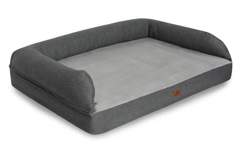 elGiga orthopädisches Hundebett Moritz - Bezug mit RV waschbar - L 100 x 65 cm von elGiga Der Megastore im Internet!