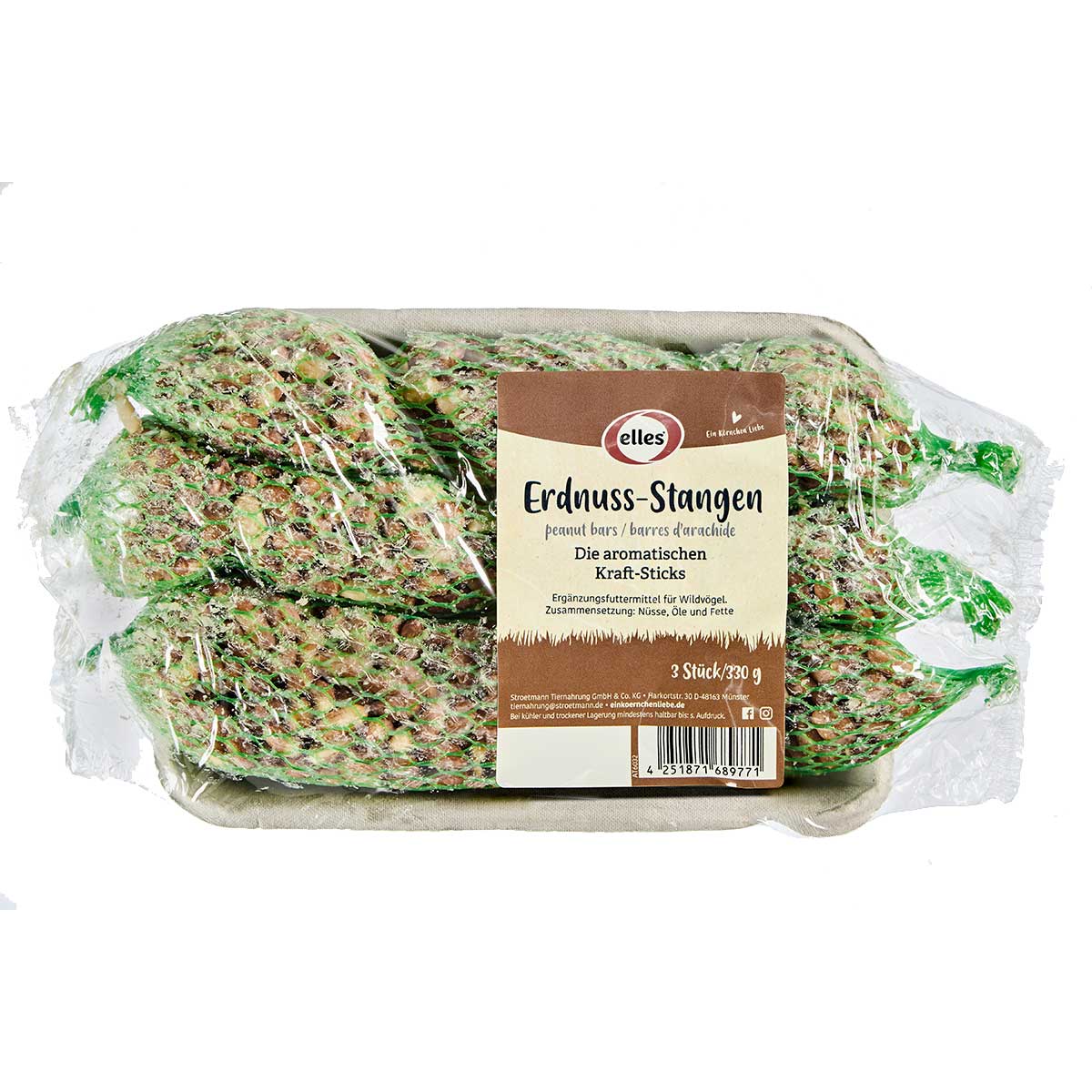 elles Erdnuss-Stangen 3St. elles Erdnuss-Stangen 3St. von elles