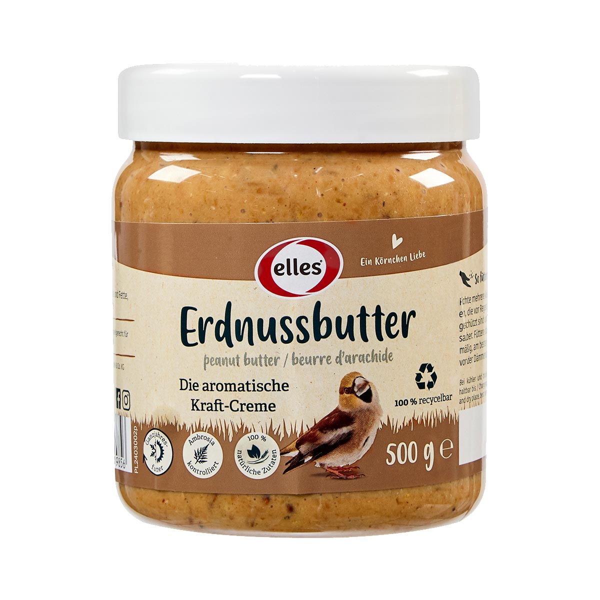 elles Erdnussbutter 500g von elles