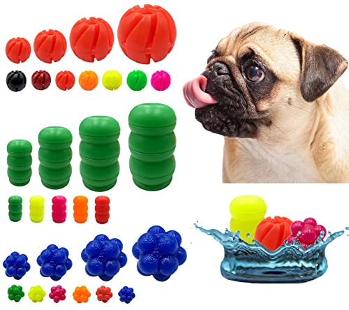 Hundespielzeug kleine Hunde/große Hunde/Hundeball sehr robust/Kauspielzeug/interaktives Spielzeug (Funny Ball Ø 7cm, Neongelb) von elropet