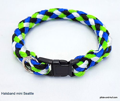 elropet Hundehalsband Mini für die Kleinen rundgeflochten Tauwerk Seattle (26cm) von elropet