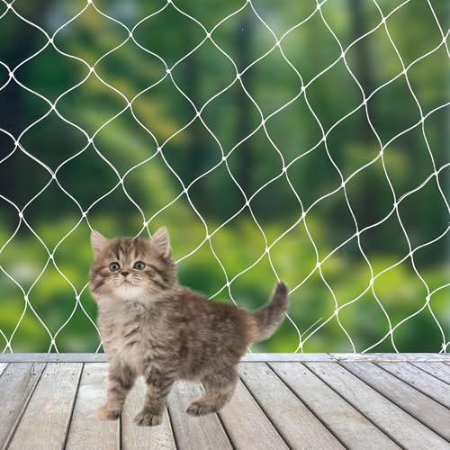 elthmpr Katzennetz für Balkon - 10x3m Katzennetz Drahtverstärkt mit Hochfestem Nylon Ohne Bohren Katzennetz Balkonnetz für Katzen mit Befestigungsseil und Zubehör Katzenschutznetz für Balkone Fenster elthmpr Katzennetz für Balkon - 10x3m Katzennetz Drahtverstärkt mit Hochfestem Nylon Ohne Bohren Katzennetz Balkonnetz für Katzen mit Befestigungsseil und Zubehör Katzenschutznetz für Balkone Fenster von elthmpr