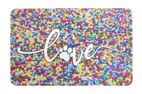 Napfuntersetzer aus Gummi 50 x 70 cm schmutzabweisend rutschfeste Matte unter Napf Hund Katze Dis_B Napfuntersetzer aus Gummi 50 x 70 cm schmutzabweisend rutschfeste Matte unter Napf Hund Katze Dis_B von emmevi