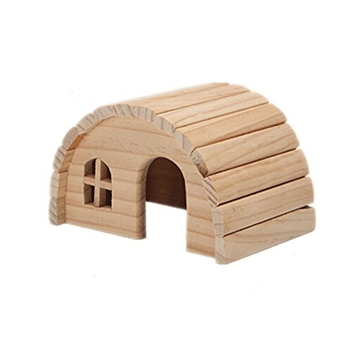 Emours Hamsterhütte aus Holz, klein, zum Kauen von emours